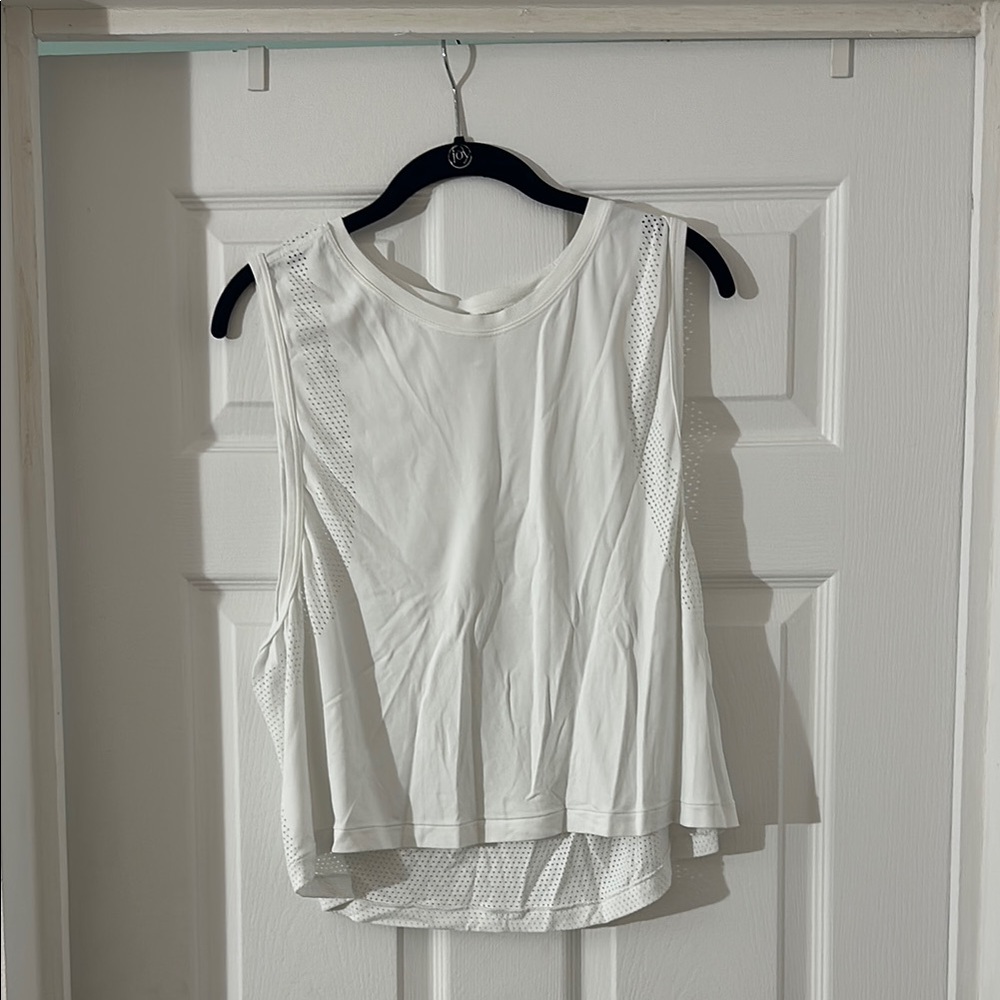 Victoria Secret Pink White Tank Top Size XXL